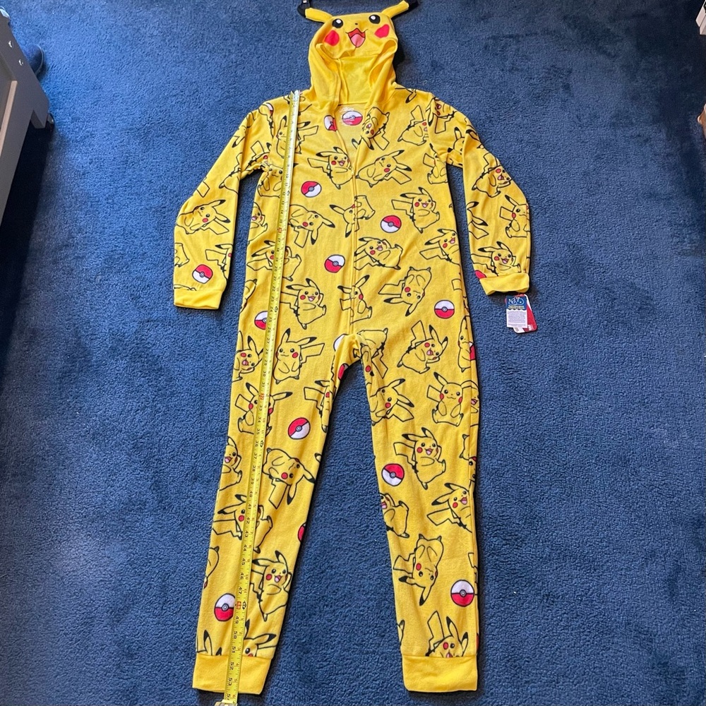 Pokemon Pikachu Yellow Kids Footie